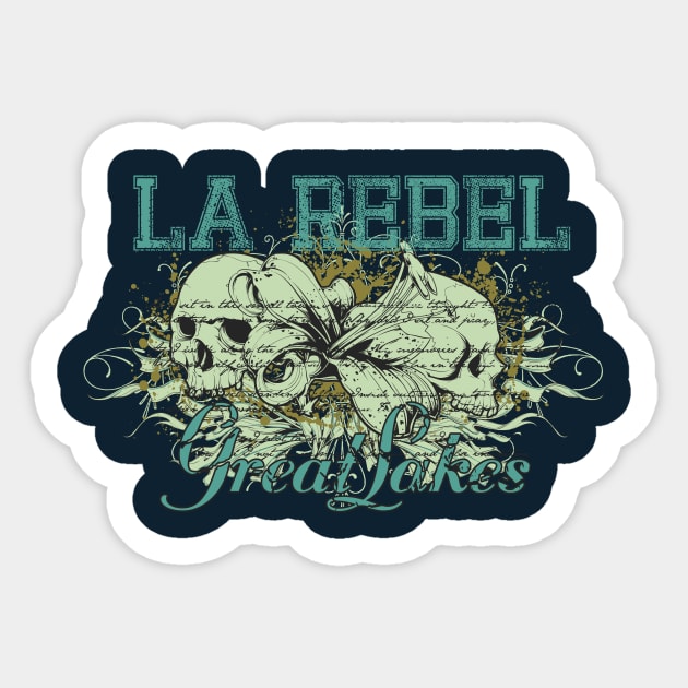 La Rebel, Great Lakes Sticker by syapikrazak